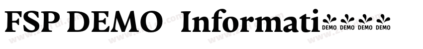 FSP DEMO   Informati字体转换